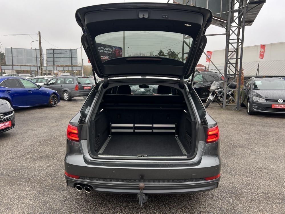 AUDI A4 Avant 3.0 TDI Sport quattro Tiptronic ic S-line LED Virtual Cockpit Távtartó Memória Kamera Vonóhorog Szervizelt!