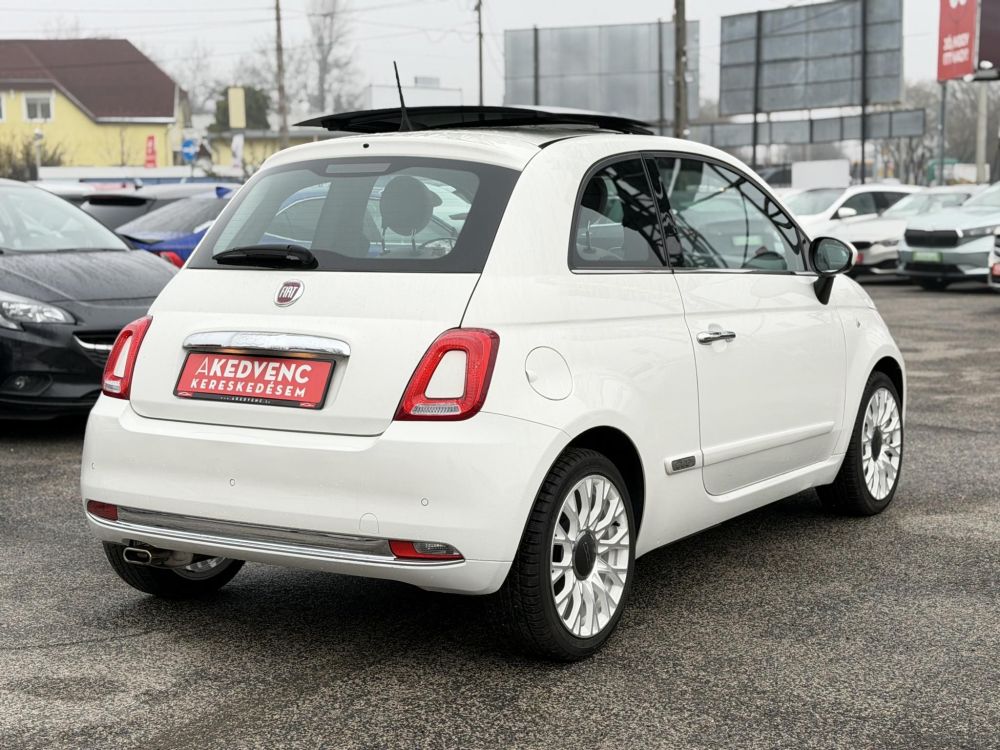 FIAT 500 1.2 8V Star Dualogic 12e km. Magyarországi Panorámatető Téli-nyári kerék Újszerű állapot!
