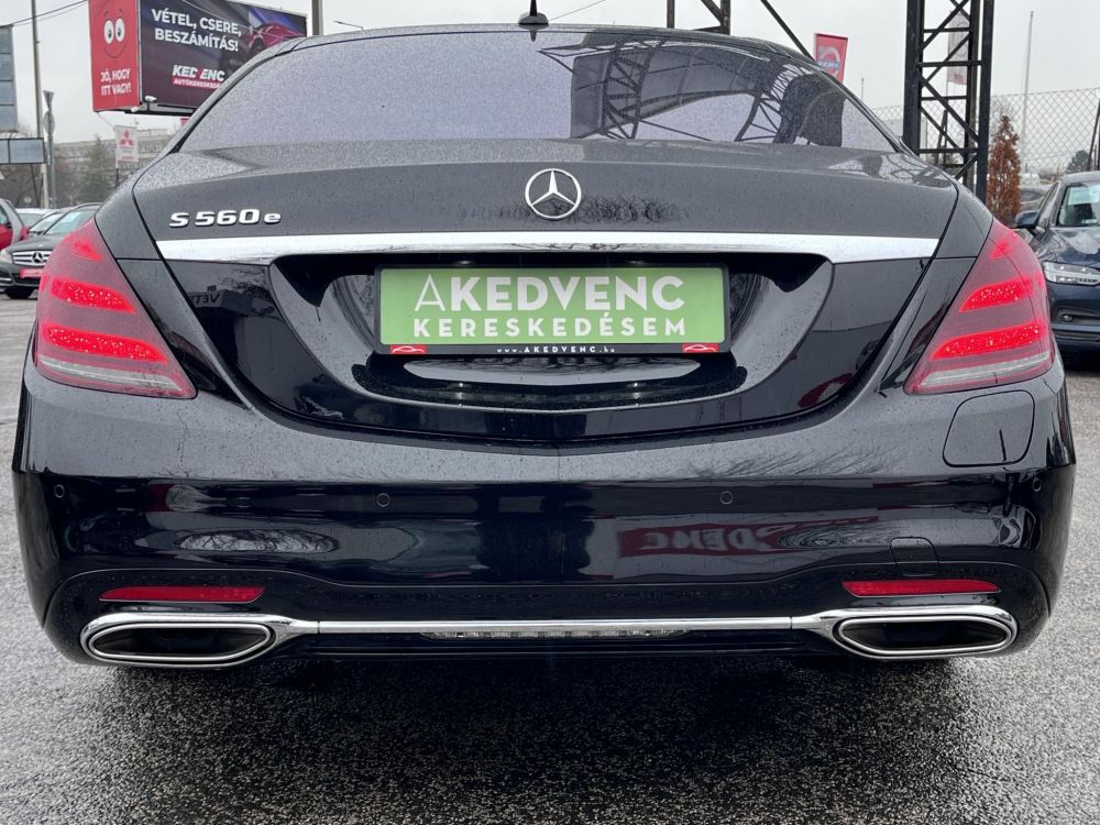 MERCEDES-BENZ S 560 e L 9G-TRONIC EQ Power M.o.-i. Teljes felszereltség. Zöld rendszám!