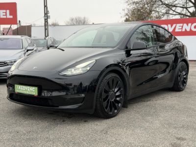 TESLA MODEL Y Performance AWD (Automata) 49e km. ÁFÁS! AMD Ryzen. garanciális. premium hifi. vonóhorog!