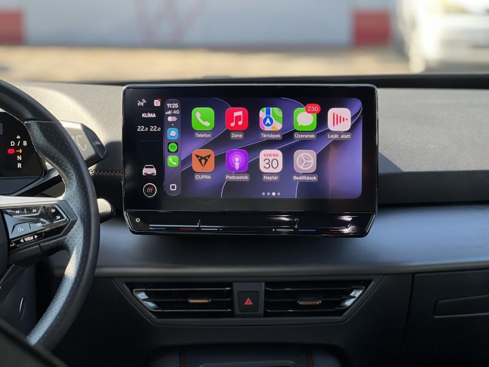 CUPRA BORN 58 kWh 64e km. 400 km hatótáv. ülésfűtés. CARPLAY!