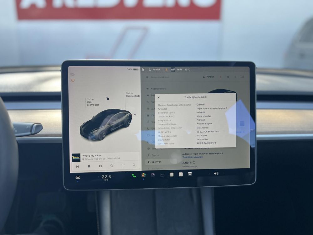 TESLA MODEL 3 Long Range AWD (Automata) 60e km. mátrix LED. hőszivattyú. 500km hatótáv!