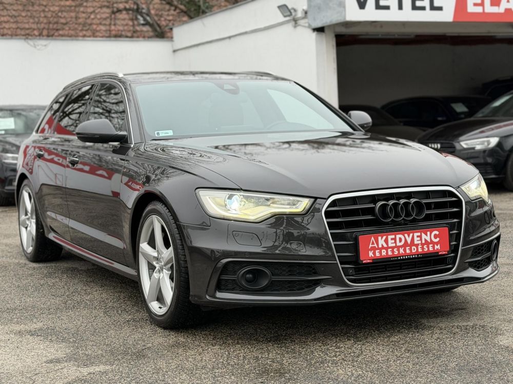 AUDI A6 Avant 3.0 V6 TDI DPF quattro S-tronic S-line Xenon Távtartó Memória Navi Sávtartó Holttér