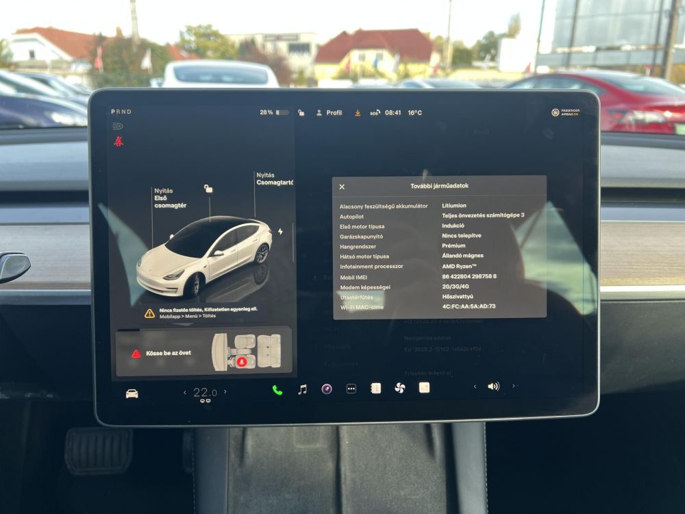TESLA MODEL 3 Long Range AWD (Automata) FACELIFT. hőszivattyú. premium hifi. mátrix LED!