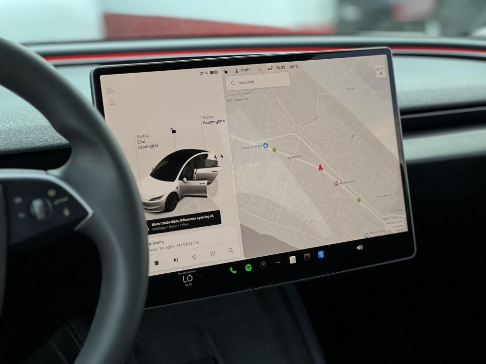 TESLA MODEL 3 Long Range AWD (Automata) HIGHLAND 67e km. AMD Ryzen. mátrix LED. ülésszellőztetés. 2032-ig garanciális!