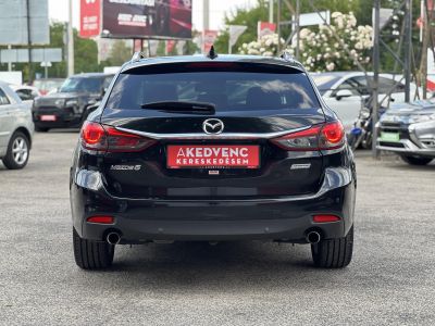 MAZDA 6 2.2 CD Revolution Top (Automata) Sávtartó 360 Head-up Kamera Fehér bőr belső!