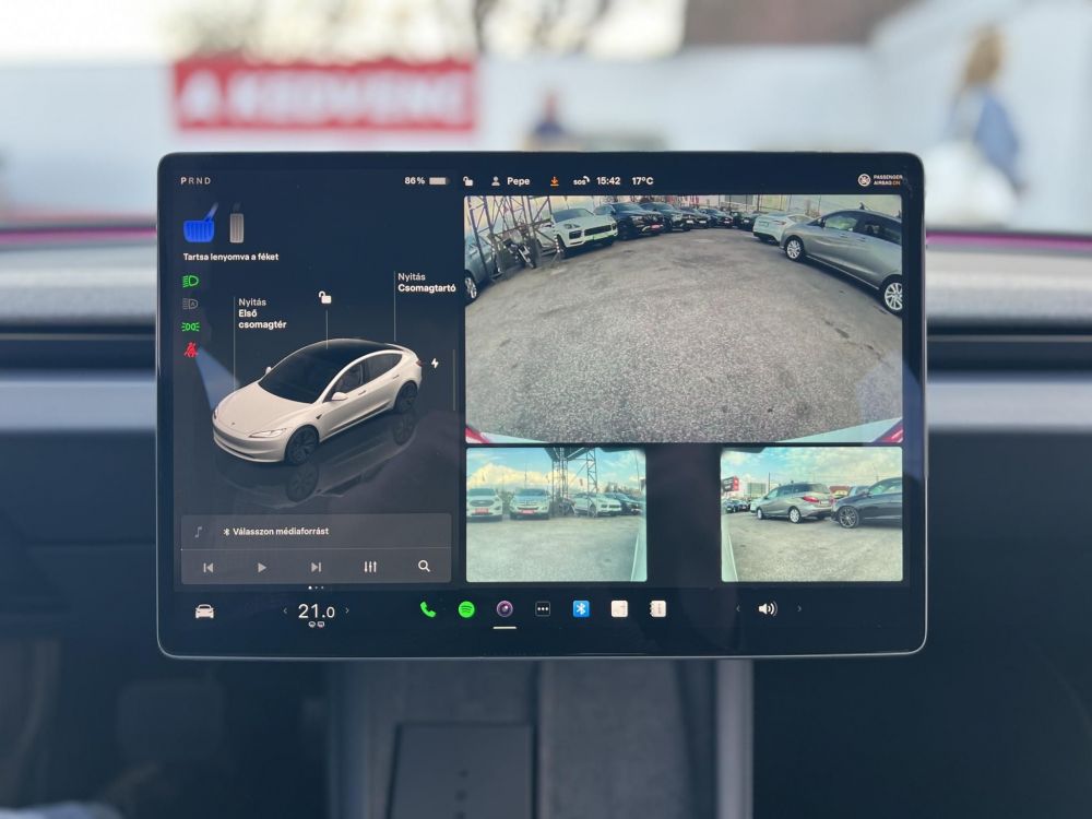 TESLA MODEL 3 RWD Premium (Automata) Ülésszellőztetés. hátsó kijelző. 2031-ig garancia!