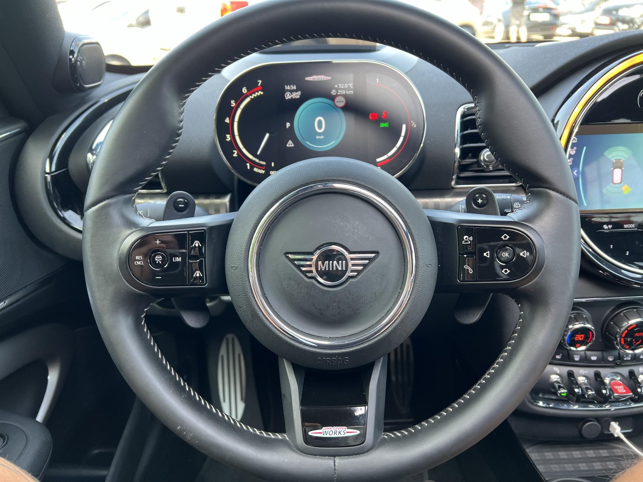 MINI CLUBMAN 2.0 John Cooper Works ALL4 (Automata) M.o.-i. 1.tul. garanciális. teljes felszereltség. sérülésmentes. carplay