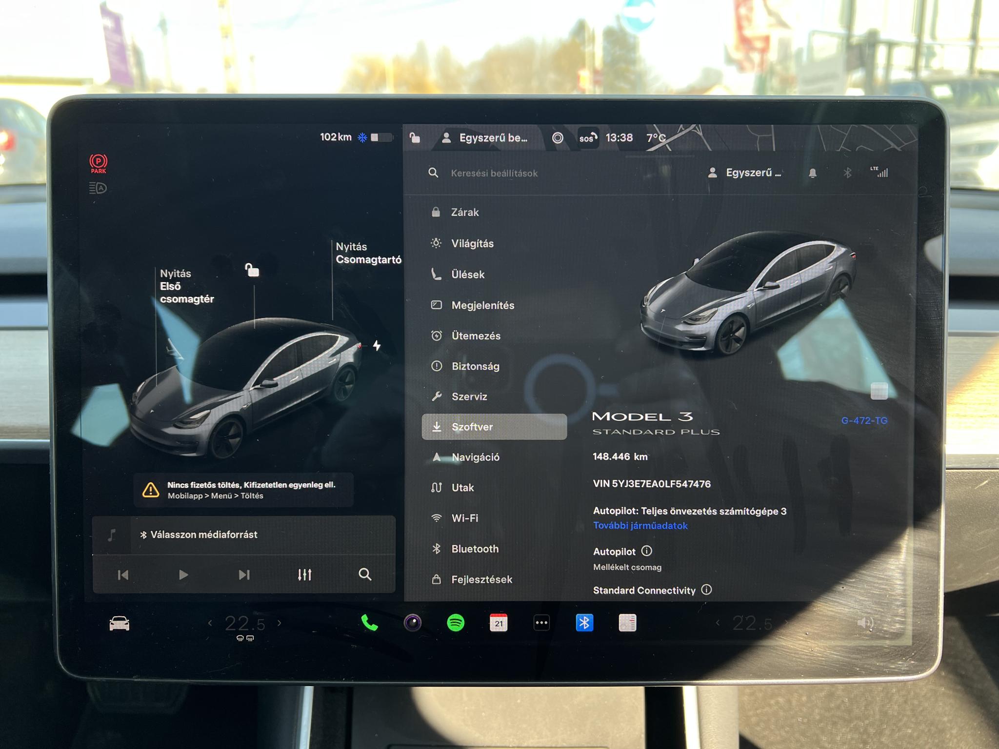 TESLA MODEL 3 Standard Range Plus Aut