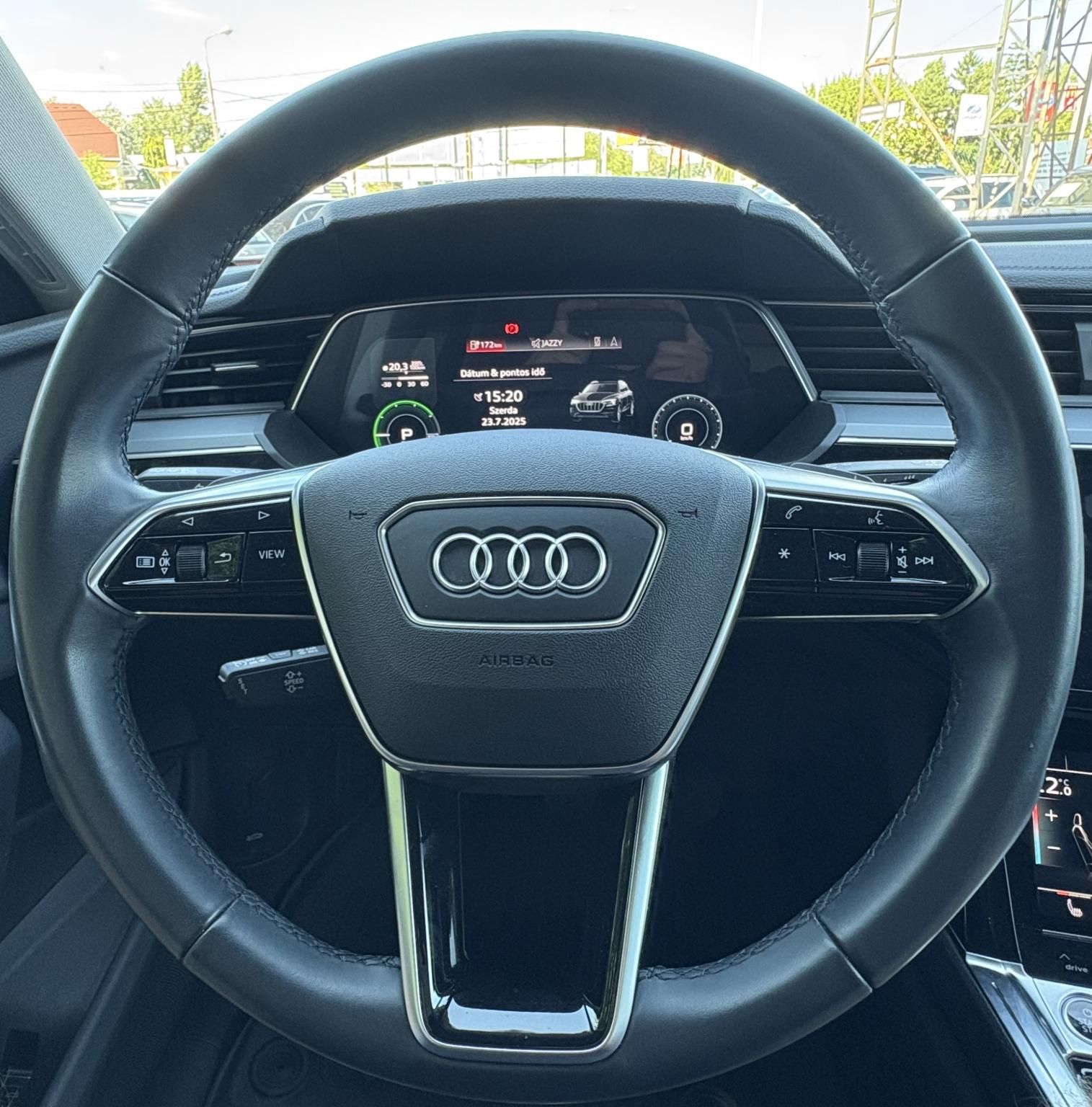 AUDI E-TRON 50 Advanced quattro (Automata) 30e km. LED Ülésfűtés Virtual Cockpit Kamera Keyless Navi 2 gyári kulcs!