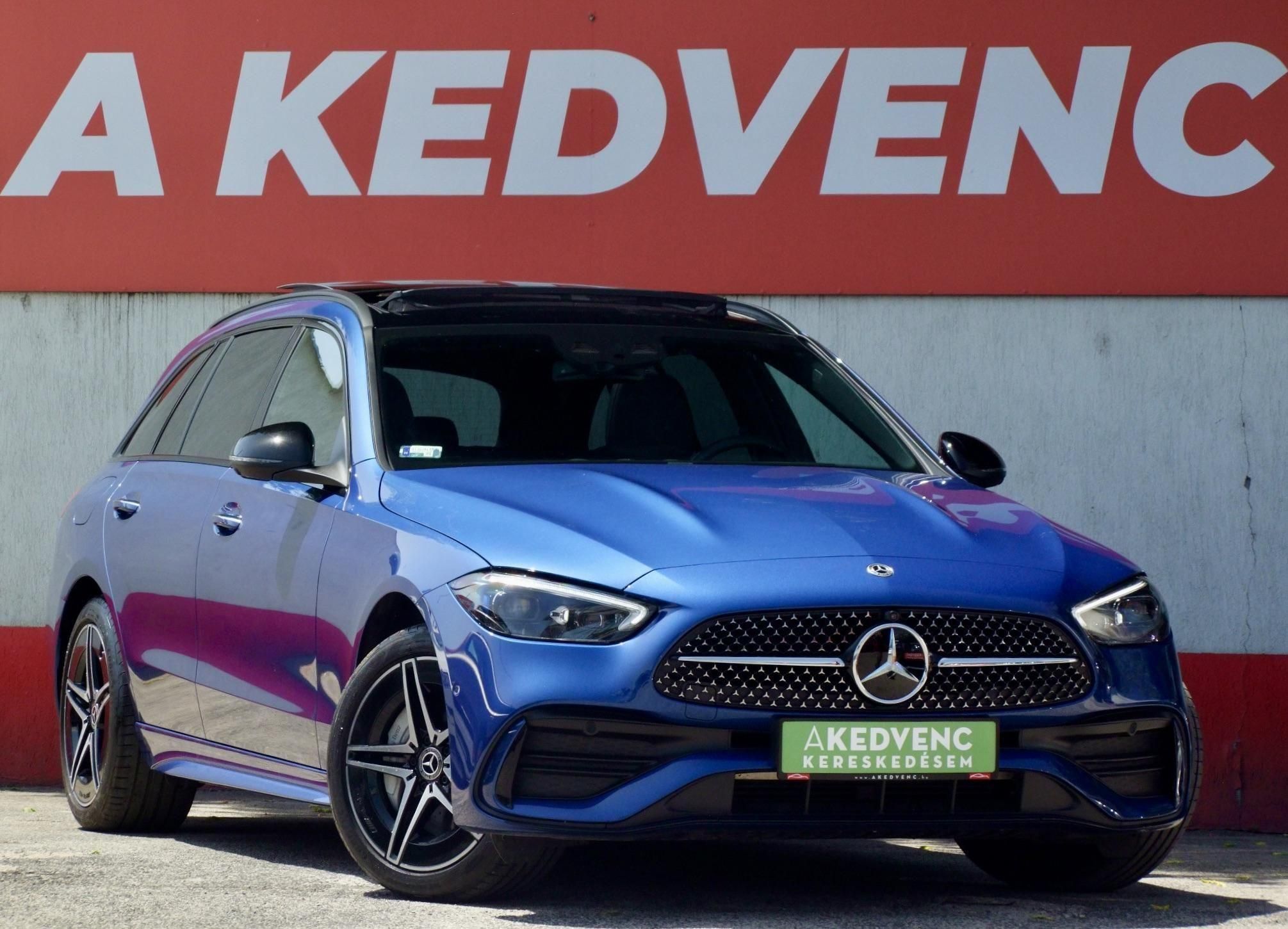 MERCEDES-BENZ C 300 e T 9G-TRONIC Plug-in hybrid AMG csomag. Burmester. memória. 110km-es elektromos hatótáv!