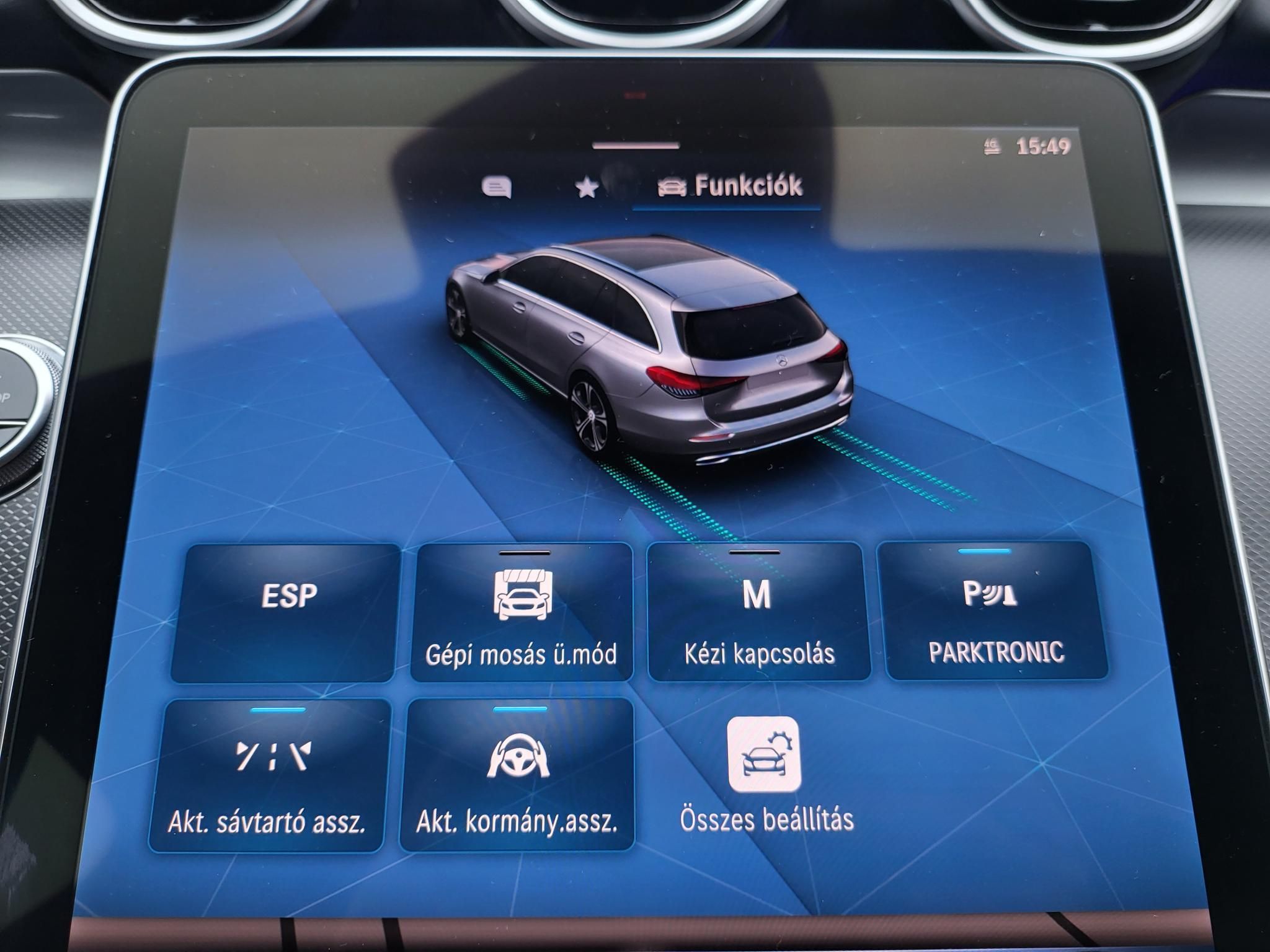 MERCEDES-BENZ C 300 e T 9G-TRONIC Plug-in hybrid AMG csomag. Burmester. memória. 110km-es elektromos hatótáv!