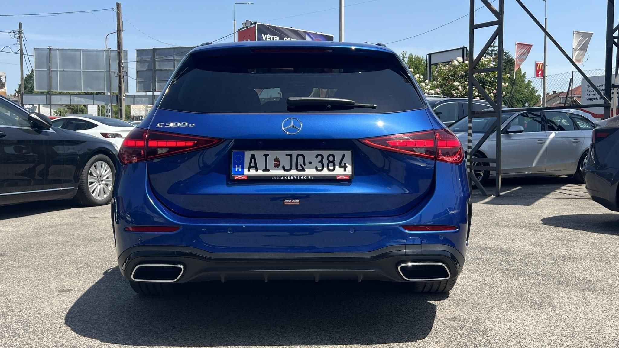 MERCEDES-BENZ C 300 e T 9G-TRONIC Plug-in hybrid AMG csomag. Burmester. memória. 110km-es elektromos hatótáv!