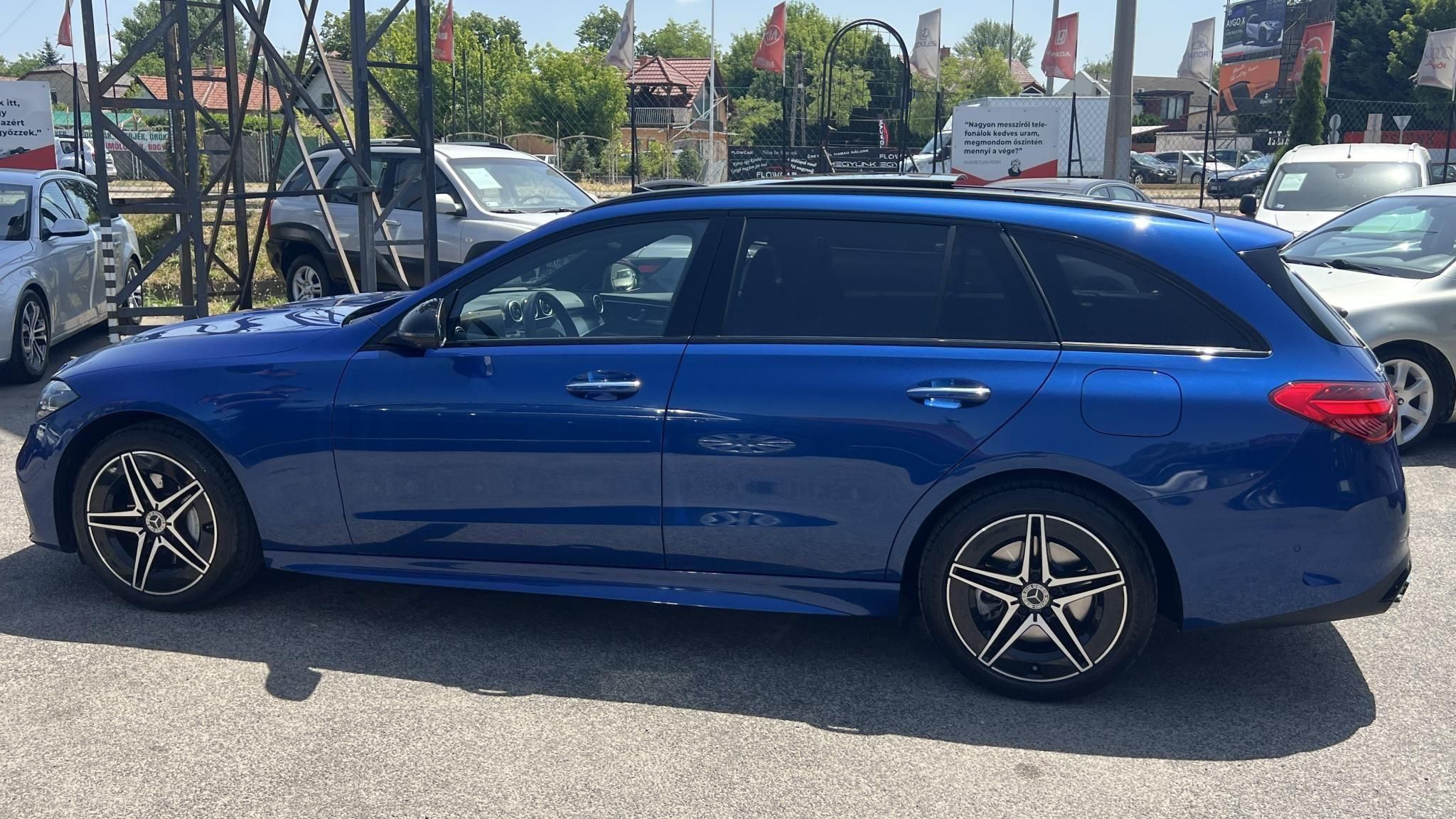 MERCEDES-BENZ C 300 e T 9G-TRONIC Plug-in hybrid AMG csomag. Burmester. memória. 110km-es elektromos hatótáv!