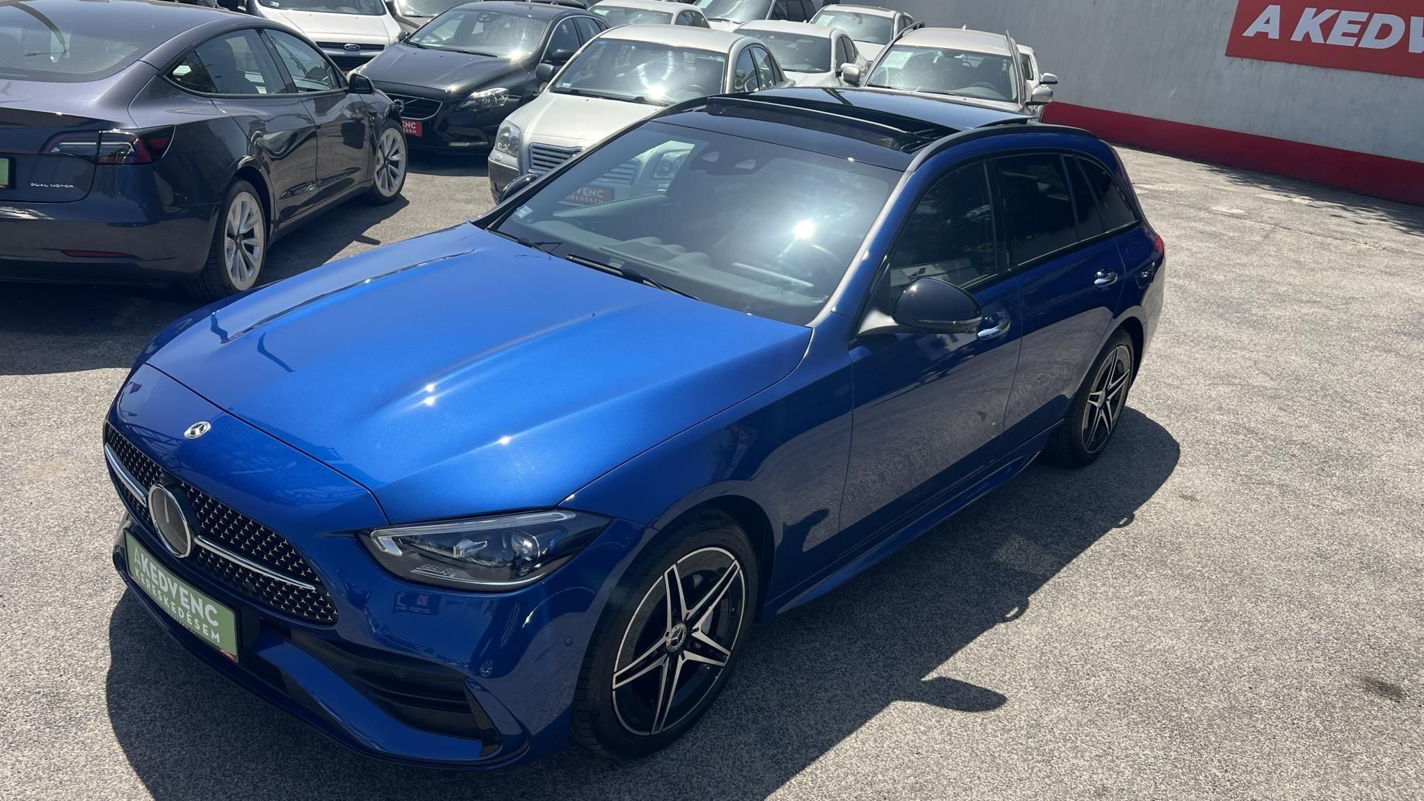 MERCEDES-BENZ C 300 e T 9G-TRONIC Plug-in hybrid AMG csomag. Burmester. memória. 110km-es elektromos hatótáv!