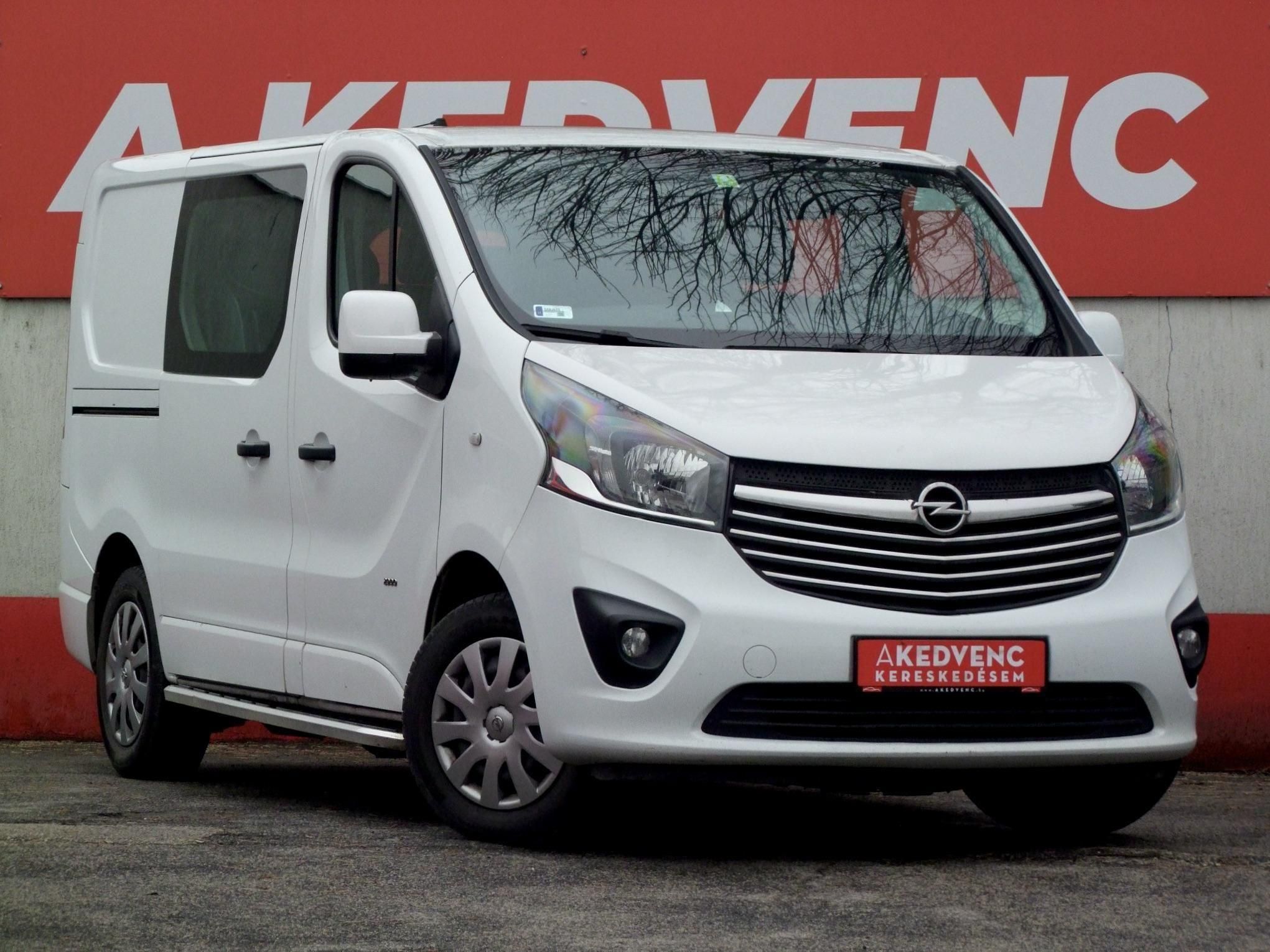 OPEL VIVARO 1.6 CDTI L1H1 2.9t 6 személyes Tempomat Ülésfűtés Tolatóradar