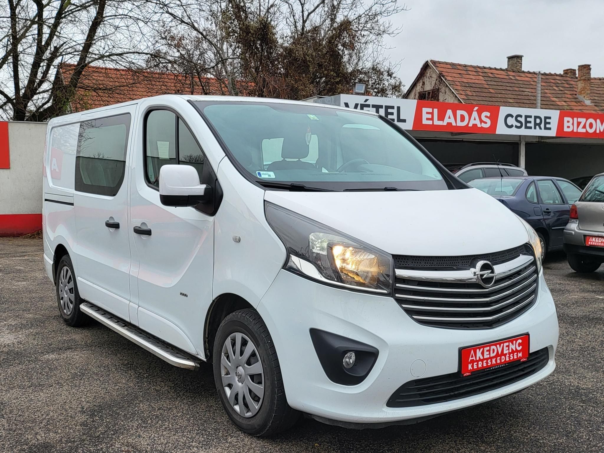OPEL VIVARO 1.6 CDTI L1H1 2.9t 6 személyes Tempomat Ülésfűtés Tolatóradar