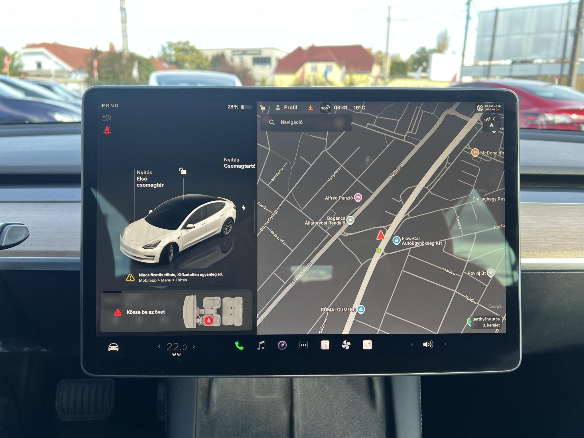 TESLA MODEL 3 Long Range AWD (Automata) FACELIFT. hőszivattyú. premium hifi. mátrix LED!