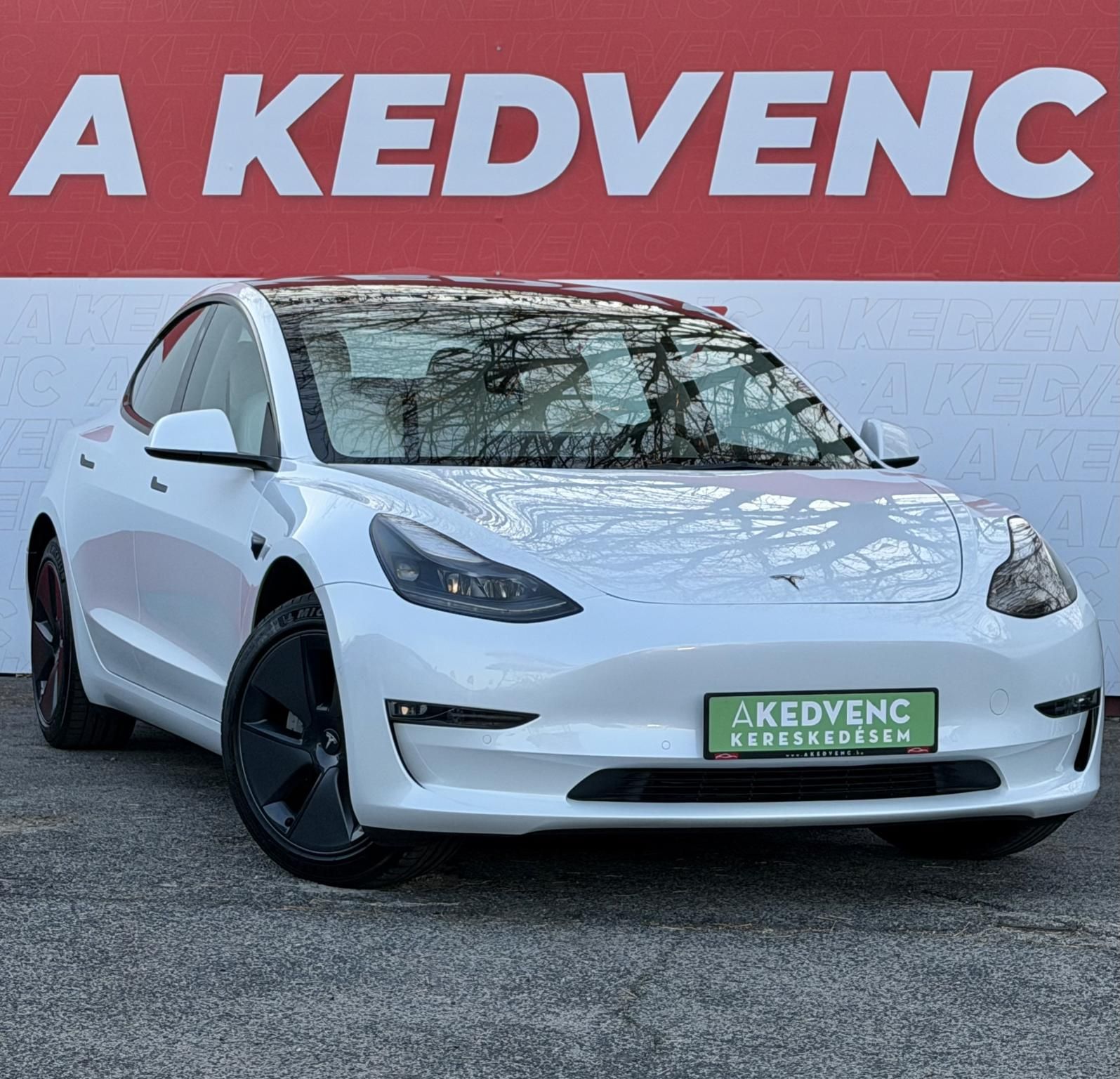 TESLA MODEL 3 Long Range AWD (Automata) 109e km. FEHÉR BELSŐ. garanciális. mátrix LED. hőszivattyú. premium hifi!
