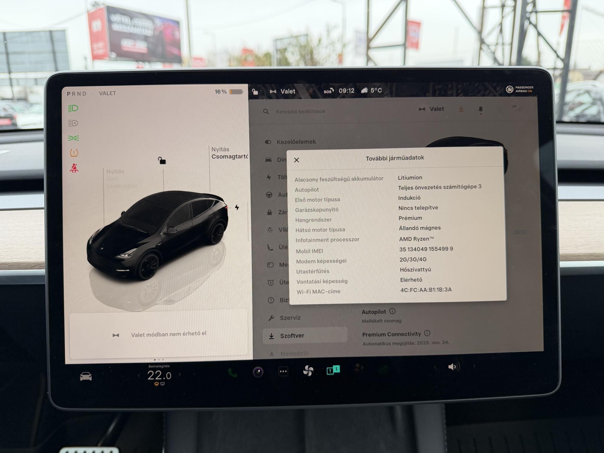 TESLA MODEL Y Performance AWD (Automata) 49e km. ÁFÁS! AMD Ryzen. garanciális. premium hifi. vonóhorog!