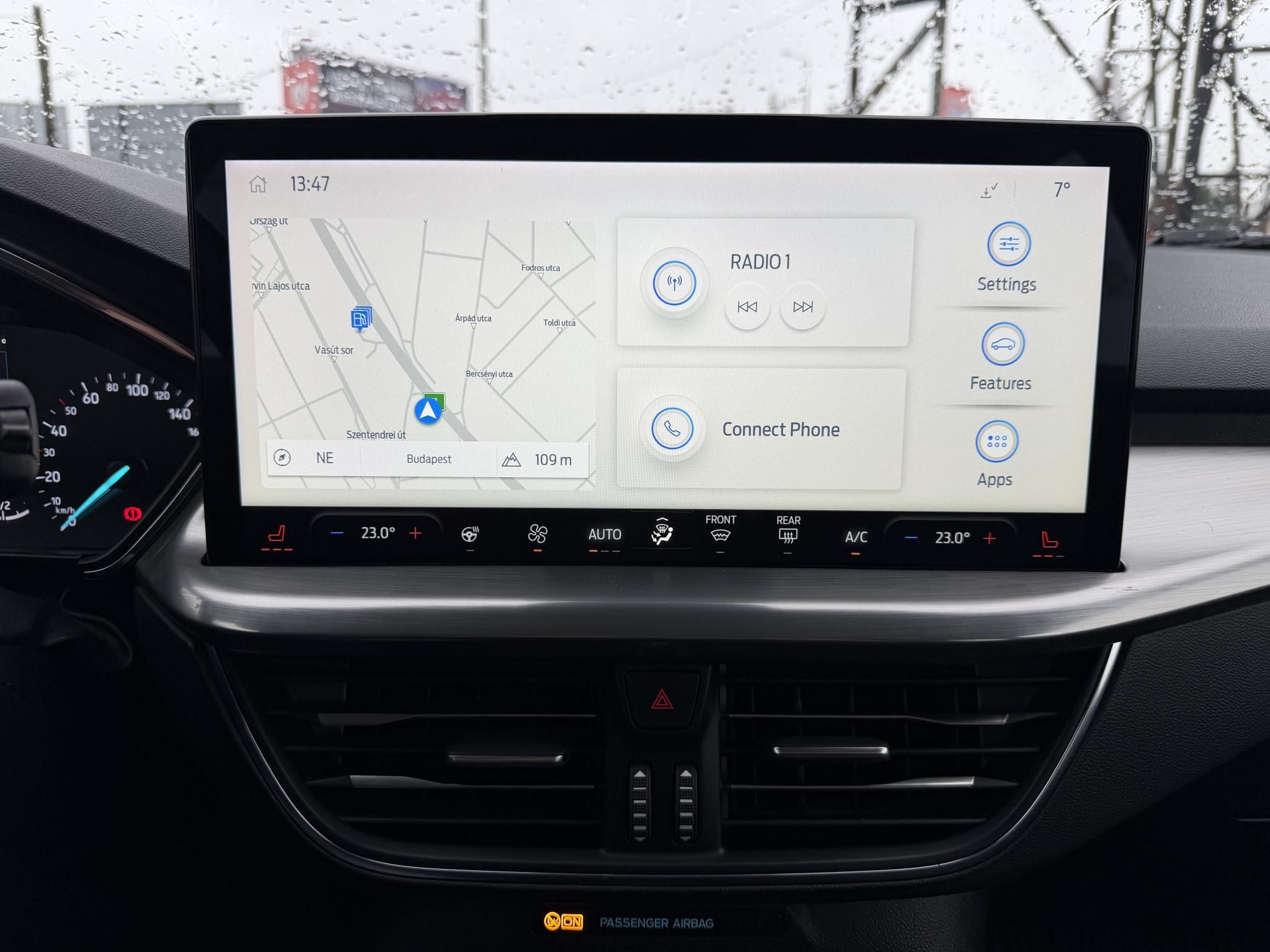 FORD FOCUS 1.0 EcoBoost Titanium Style 19e km. ÁFÁS ÁR! LED Carplay Ülésfűtés Kormányfűtés Táblafelismerő