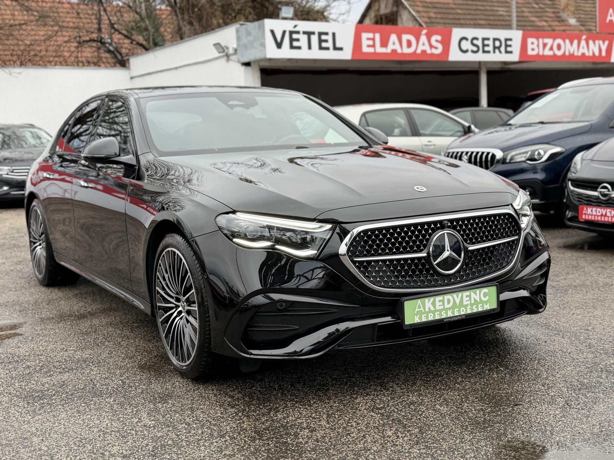 MERCEDES-BENZ E 300 de 9G-TRONIC Plug-in hybrid AMG csomag. ÁFÁS! 4D Burmester hifi!