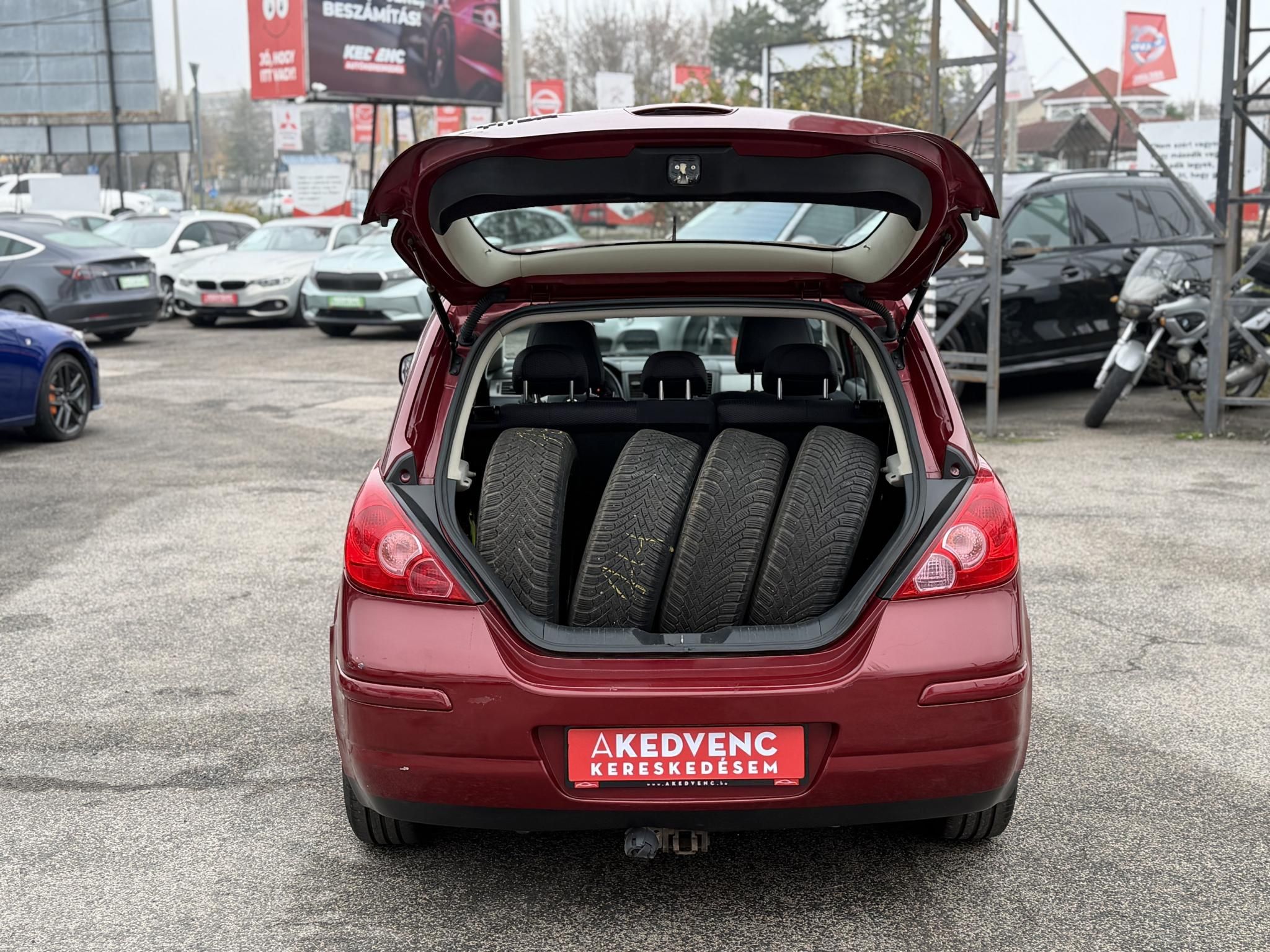 NISSAN TIIDA 1.6 Acenta Magyarországi. Klíma. Téli-nyári kerék garnitúra!