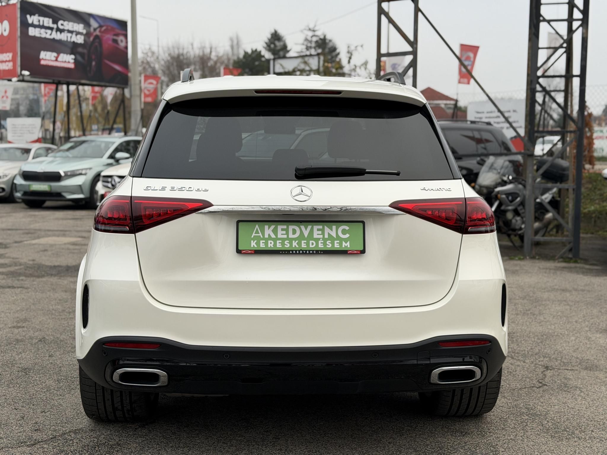MERCEDES-BENZ GLE 350 de 4Matic 9G-TRONIC Plug-in hybrid AMG csomag. LED Burmester Távtartó Táblafelismerő Holttér Sávtartó Carplay