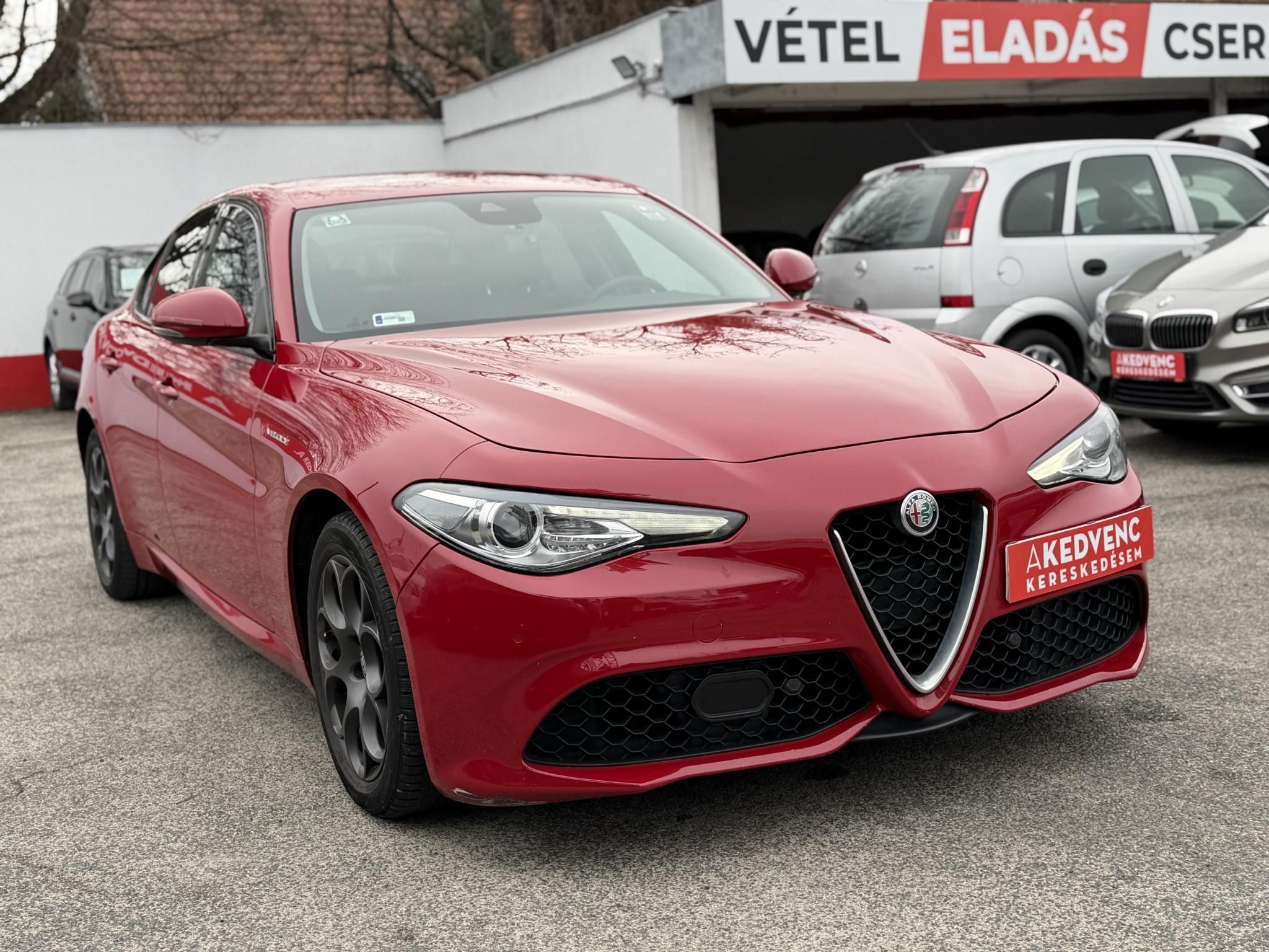 ALFA ROMEO GIULIA 2.0 Veloce Q4 (Automata) 280le. ALFA ROSSO. 116e km!