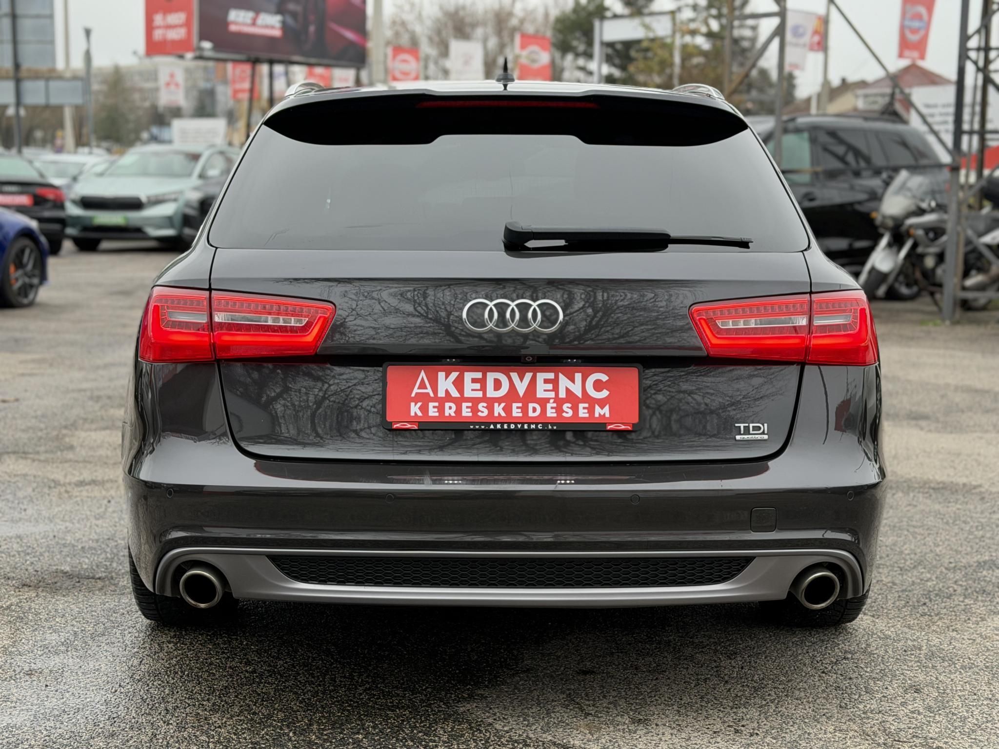 AUDI A6 Avant 3.0 V6 TDI DPF quattro S-tronic S-line Xenon Távtartó Memória Navi Sávtartó Holttér