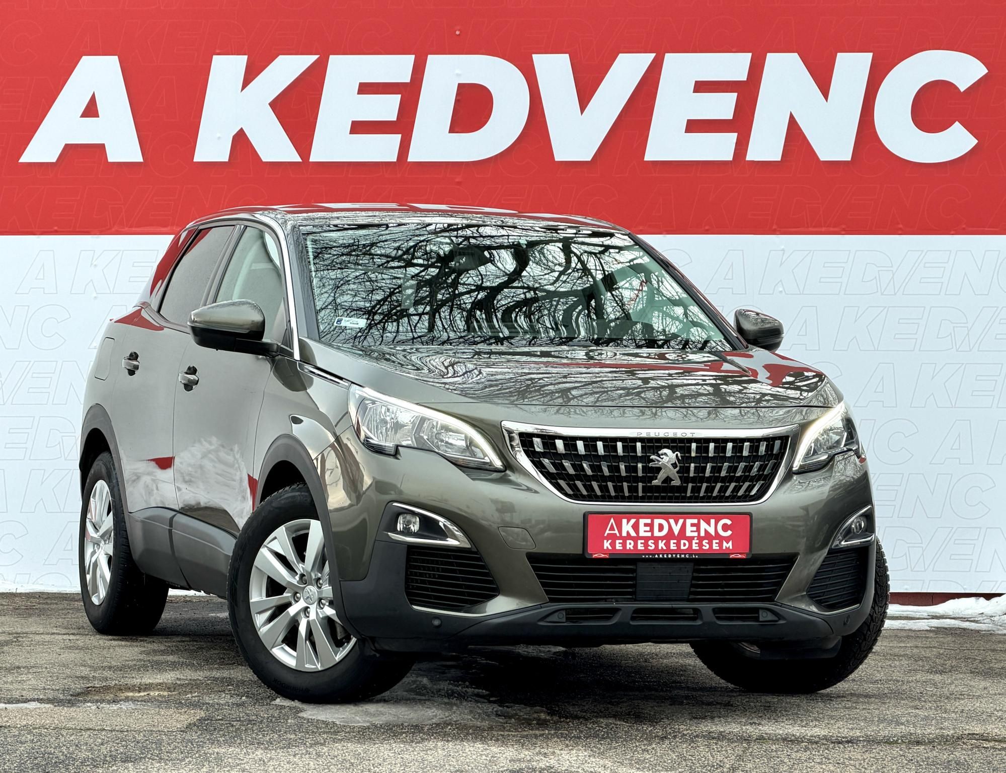 PEUGEOT 3008 1.6 BlueHDi Allure EAT6 Teljes szerviztörténet. Carplay. radar. tempomat. 8 gumi