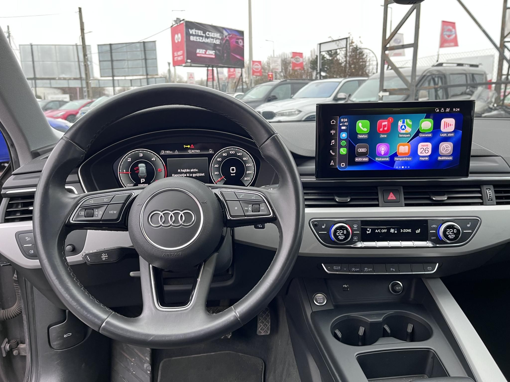 AUDI A4 Avant 40 TDI Advanced S-tronic M.o.-i. Virtual cockpit. Tempomat Navi Bluetooth Carplay