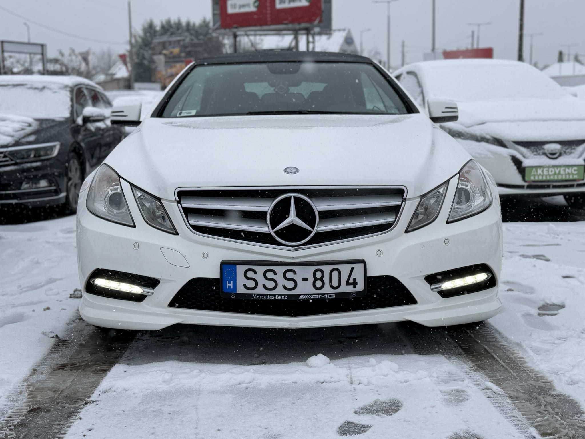 MERCEDES-BENZ E 220 CDI (Automata) Cabrio AMG csomag. 110e km. GYÖNYÖRŰ!