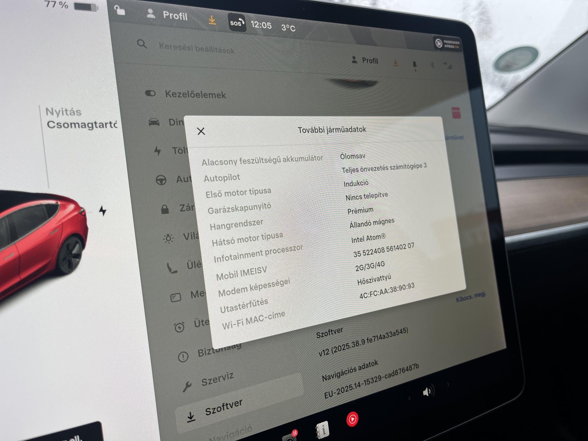 TESLA MODEL 3 Long Range AWD (Automata) 106e km. facelift. mátrix LED. hőszivattyú. premium hifi. garanciális!