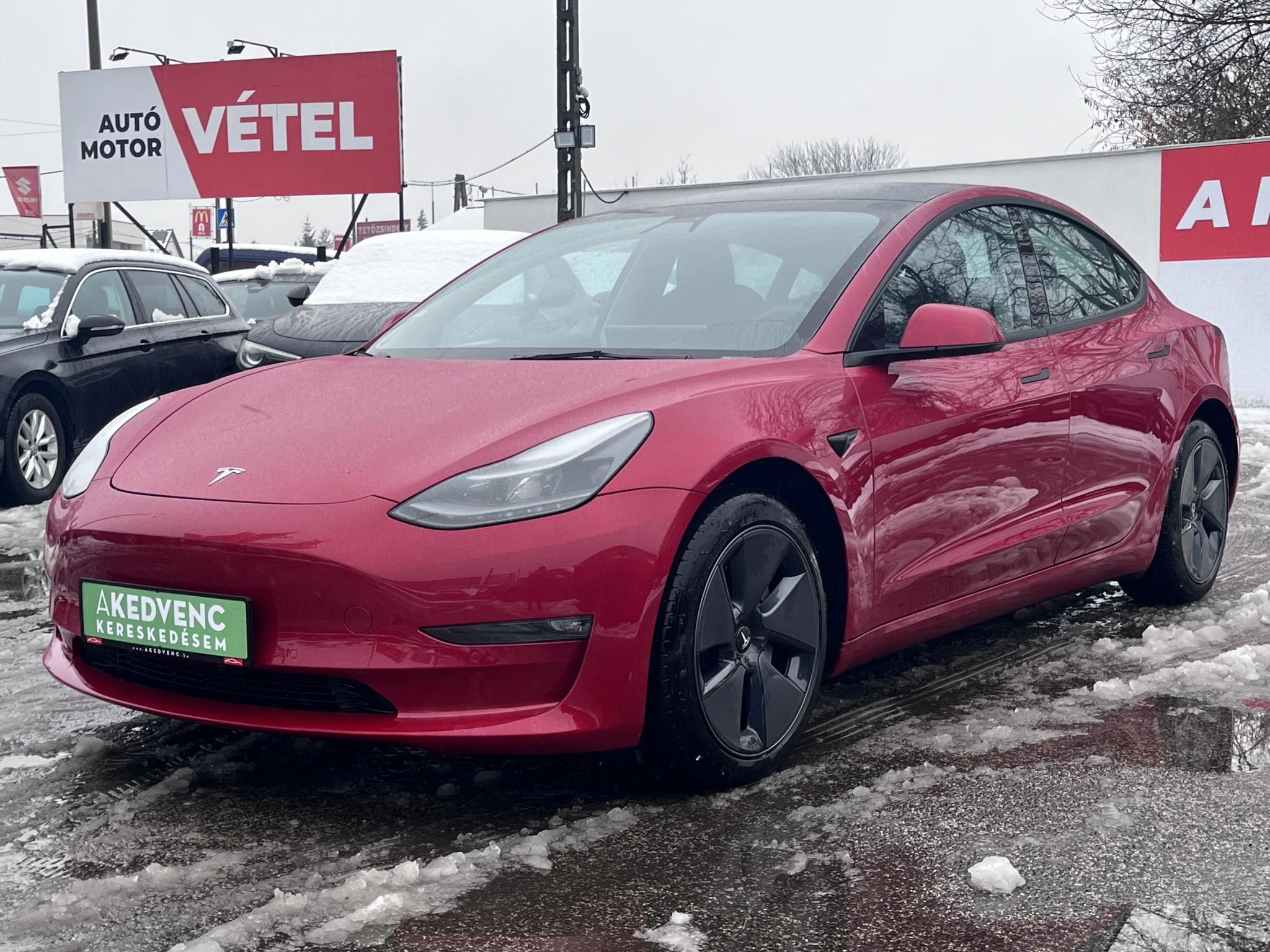 TESLA MODEL 3 Long Range AWD (Automata) 106e km. facelift. mátrix LED. hőszivattyú. premium hifi. garanciális!