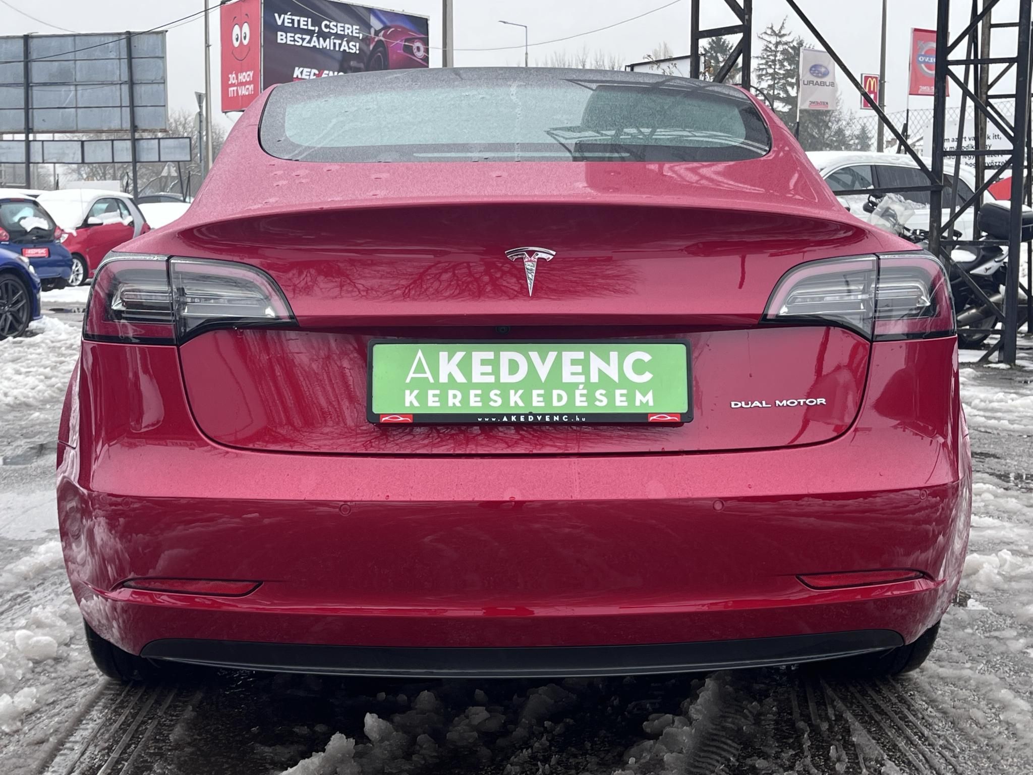 TESLA MODEL 3 Long Range AWD (Automata) 106e km. facelift. mátrix LED. hőszivattyú. premium hifi. garanciális!