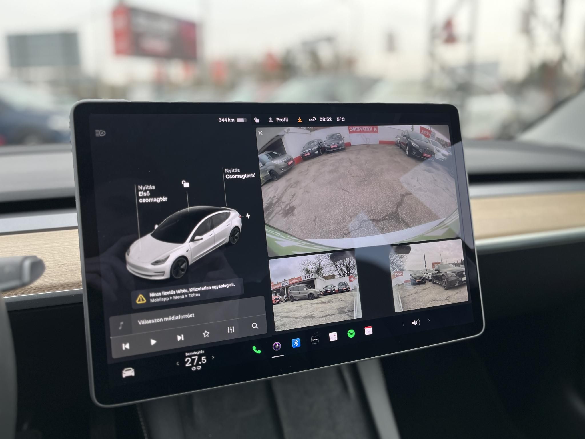 TESLA MODEL 3 Long Range AWD (Automata) Garanciális. hőszívattyús. 500km hatótáv
