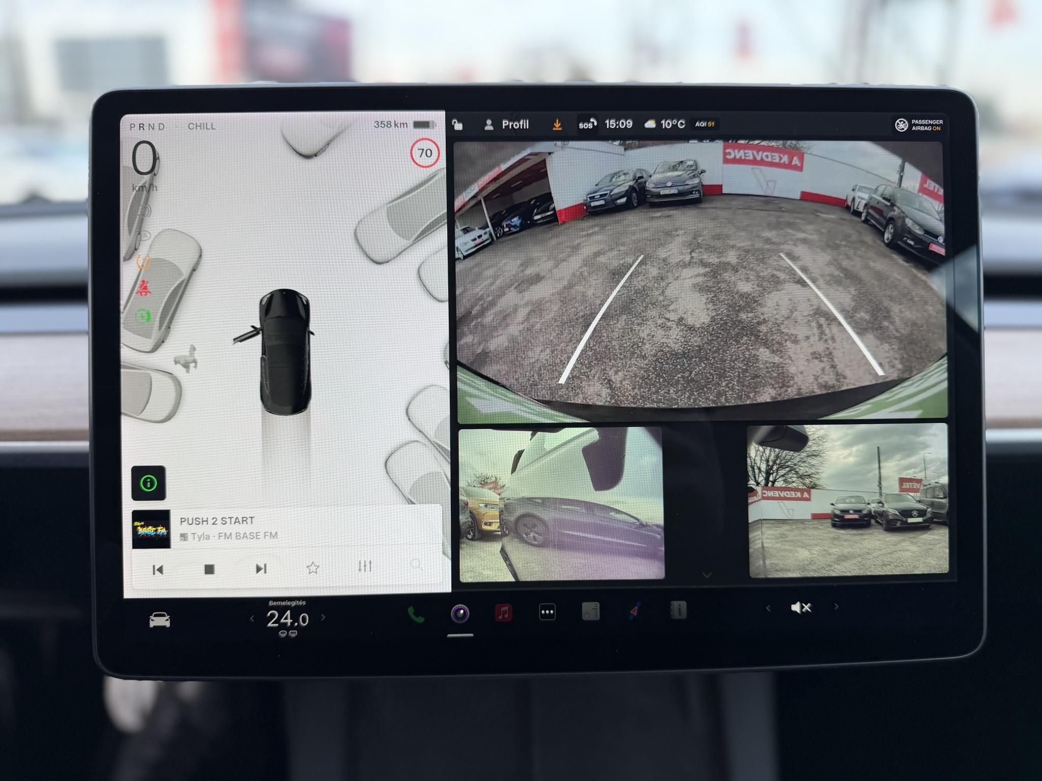 TESLA MODEL 3 Performance AWD (Automata) 62e km. FACELIFT. HŐSZIVATTYÚ. MATRIX LED. GARANCIÁLIS