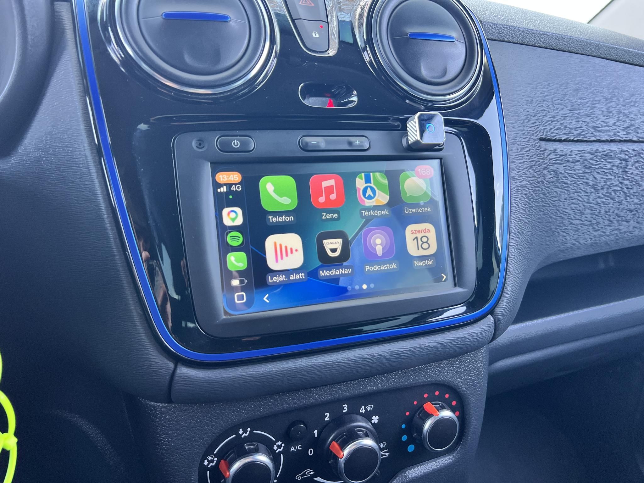 DACIA LODGY 1.5 Blue dCi Stepway (7 személyes ) 50e km. M.o.-i. 1.tul. CarPlay. Kitünő állapot!