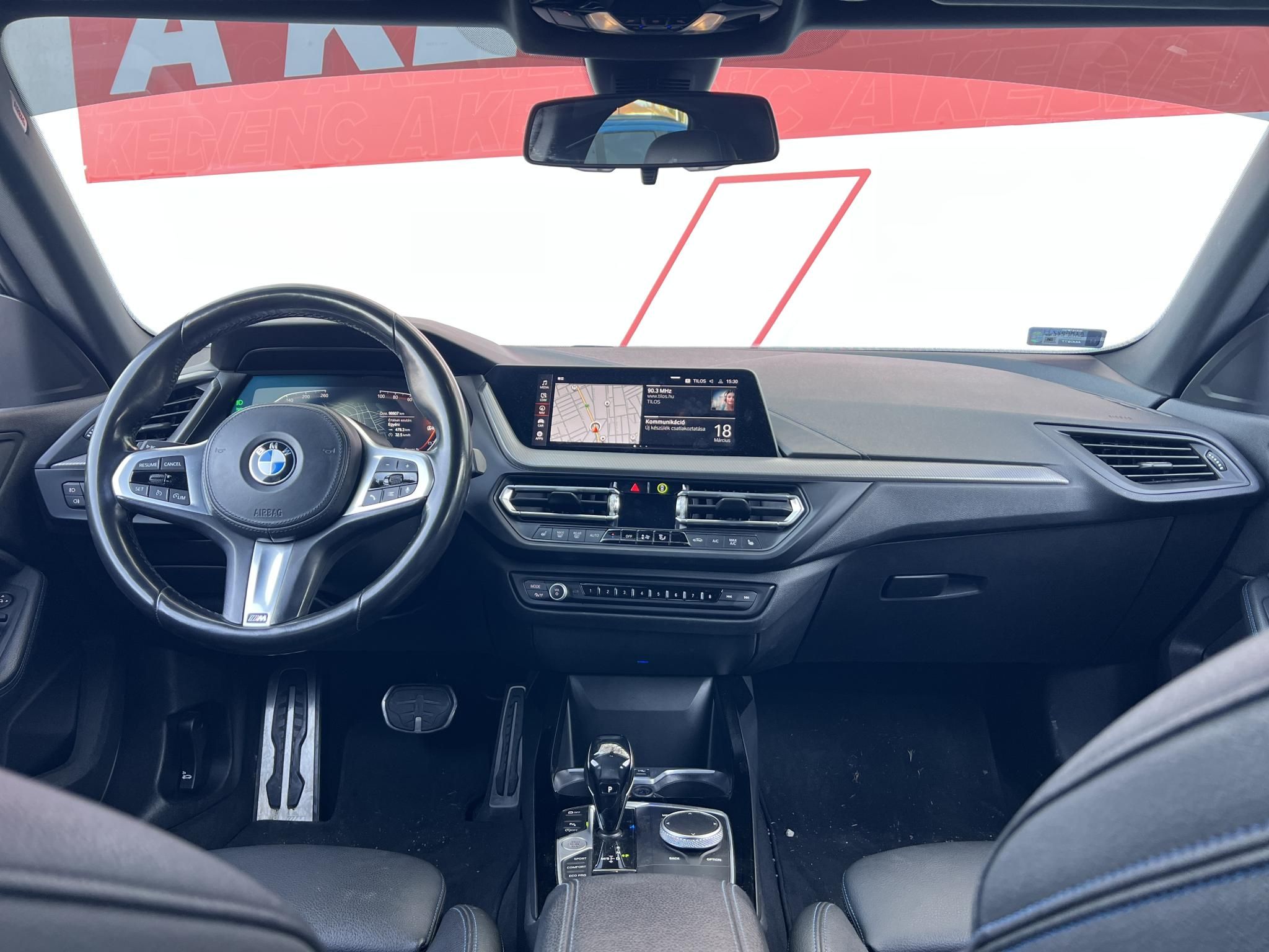 BMW 218d M Sport (Automata) 98e km. CARPLAY. LED. tempomat. ülésfűtés. keyless. megkímélt állapot!