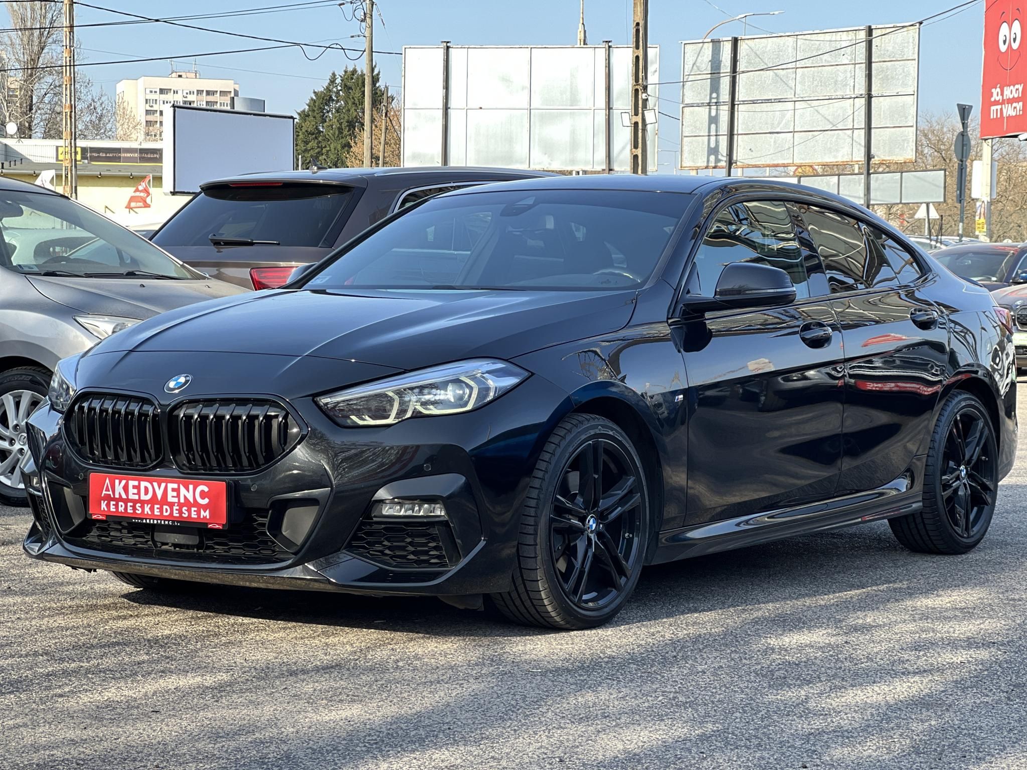 BMW 218d M Sport (Automata) 98e km. CARPLAY. LED. tempomat. ülésfűtés. keyless. megkímélt állapot!