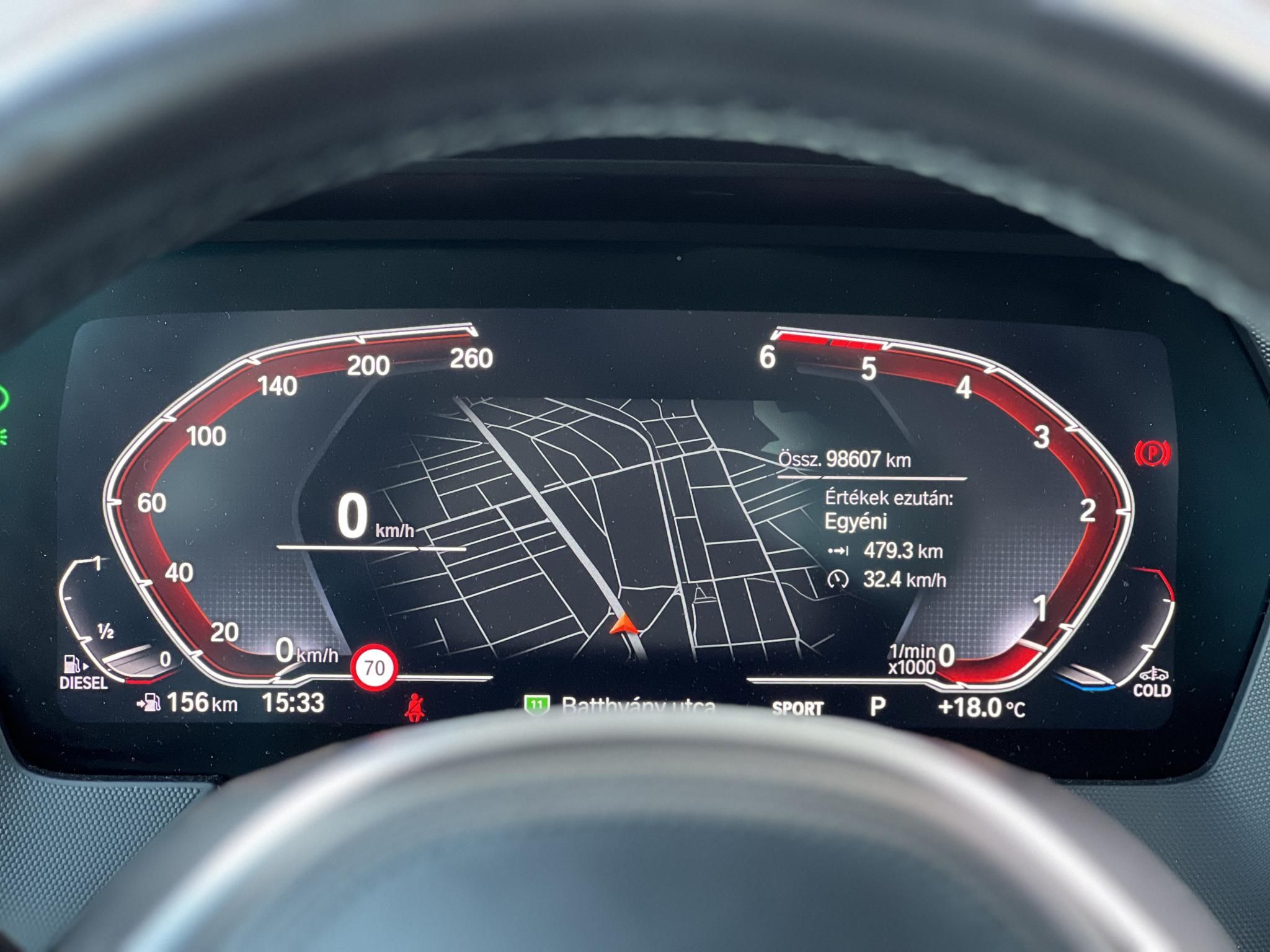 BMW 218d M Sport (Automata) 98e km. CARPLAY. LED. tempomat. ülésfűtés. keyless. megkímélt állapot!