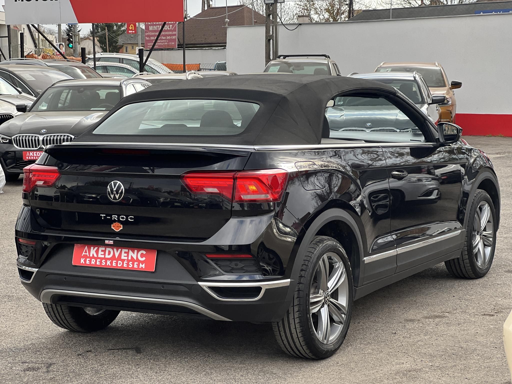 VOLKSWAGEN T-ROC Cabrio 1.5 TSI ACT Style DSG 39e km. Magyarországi. Márkaszervizelt. Újszerű állapot!