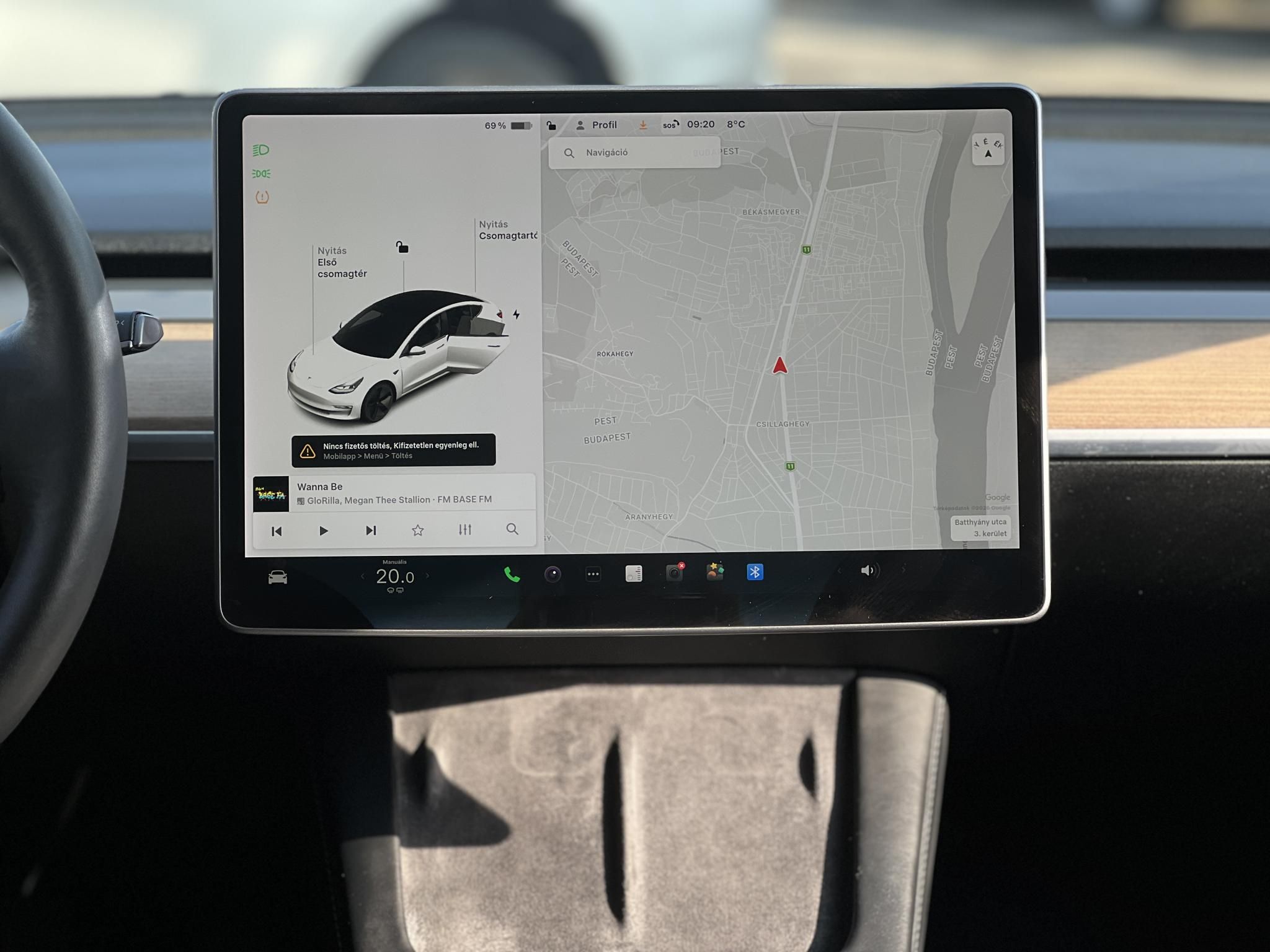 TESLA MODEL 3 Long Range AWD (Automata) Hőszivattyú. 95e km. garanciális!