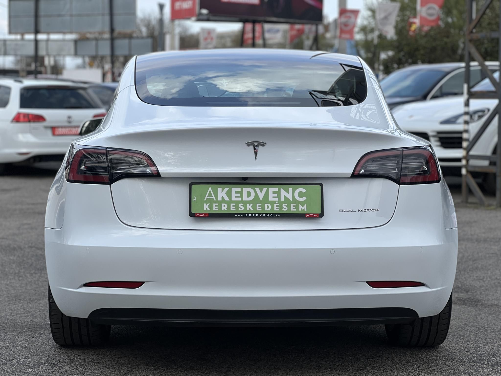 TESLA MODEL 3 Long Range AWD (Automata) 63e km. 2029-ig garanciális. 550 km-es hatótáv!