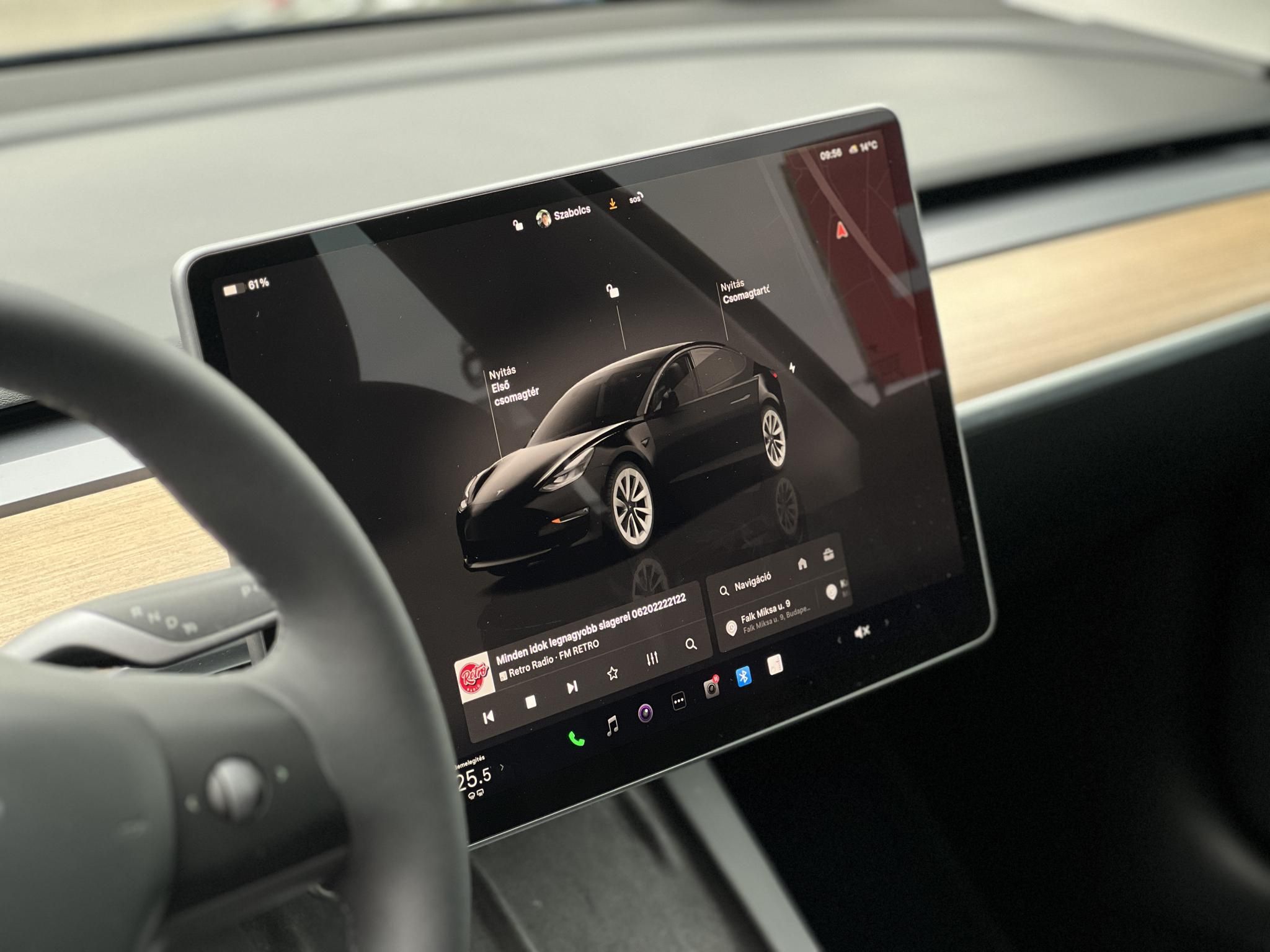 TESLA MODEL 3 RWD (Automata) 36e km. Ryzen. 19 sport felni. 2030-ig gyári garancia!