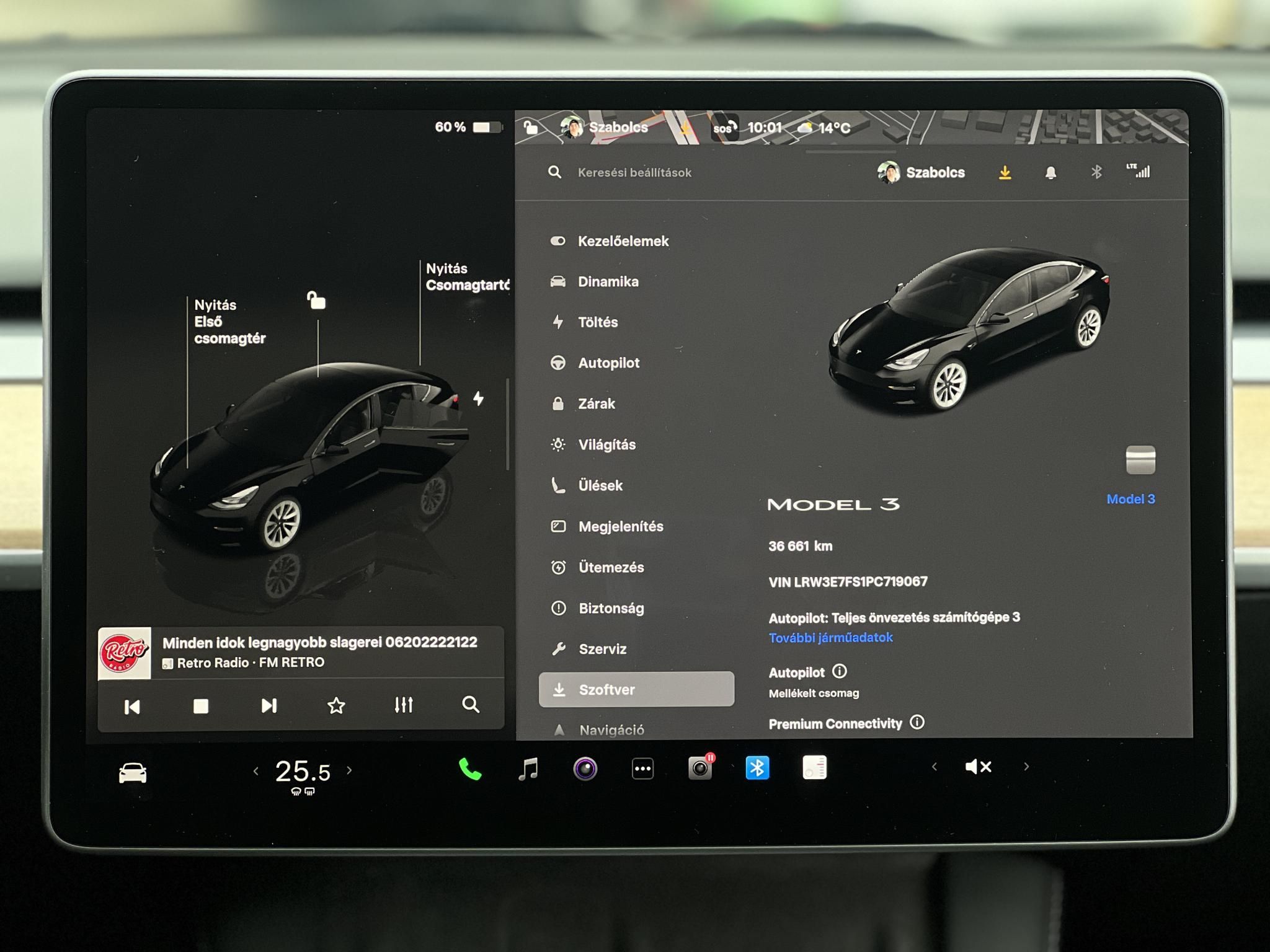 TESLA MODEL 3 RWD (Automata) 36e km. Ryzen. 19 sport felni. 2030-ig gyári garancia!
