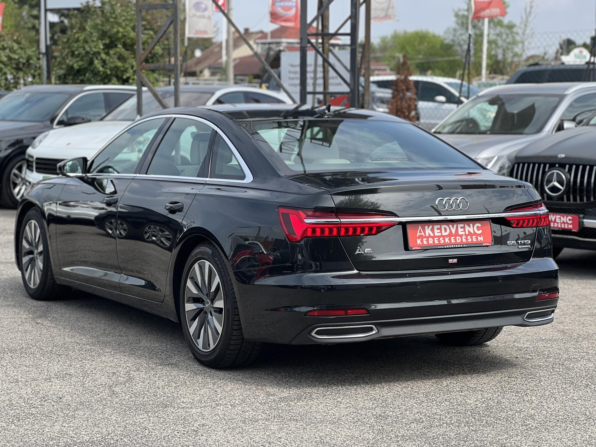 AUDI A6 55 TFSI Sport quattro S-tronic 97e km. LED Virtual Cockpit Memória Vajbőr Kamera Távtartó Sávtartó