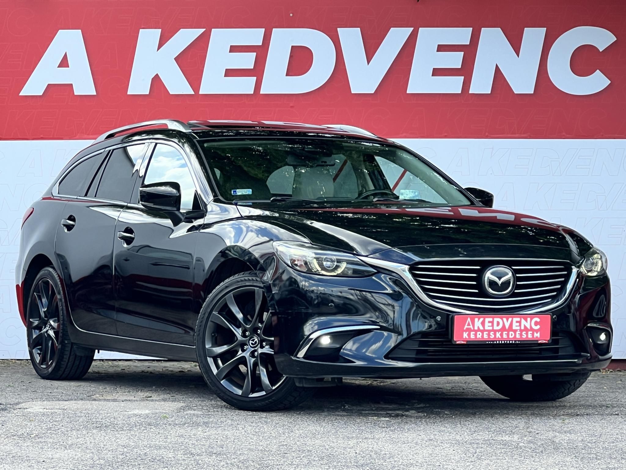 MAZDA 6 2.2 CD Revolution Top (Automata) Sávtartó 360 Head-up Kamera Fehér bőr belső!