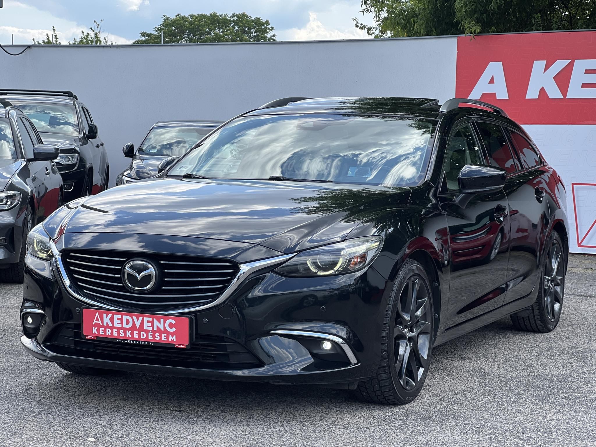 MAZDA 6 2.2 CD Revolution Top (Automata) Sávtartó 360 Head-up Kamera Fehér bőr belső!